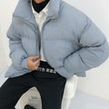 Winter bread wear ins Korean version of the trend brand simple couple loose cotton-padded coat coat men